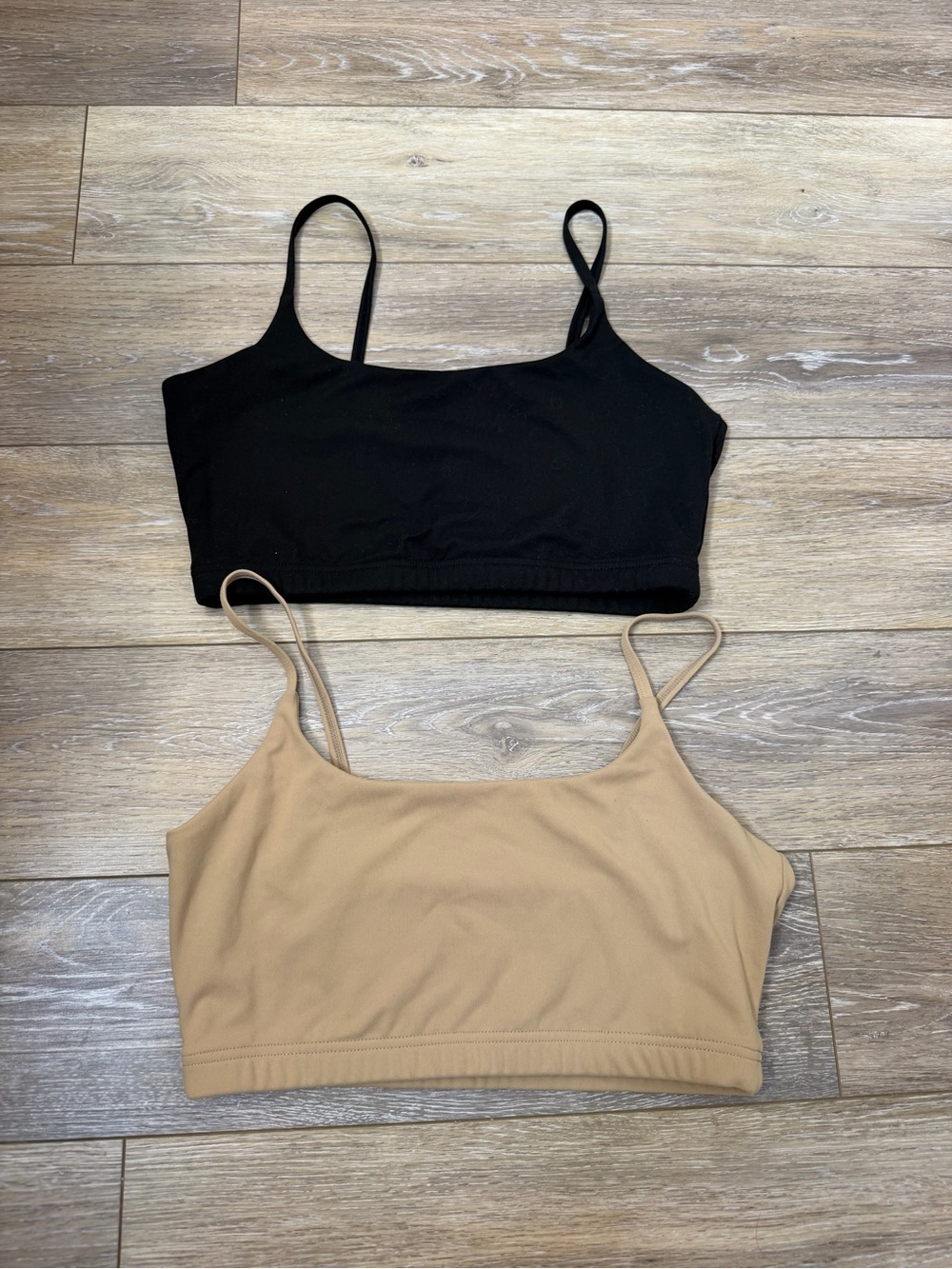 Abercrombie & Fitch Seamless Camisole Bralette Set Sports Bra